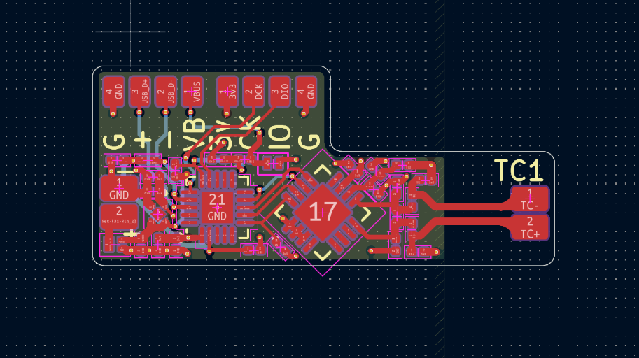 6x20mm Flex-PCB Layout